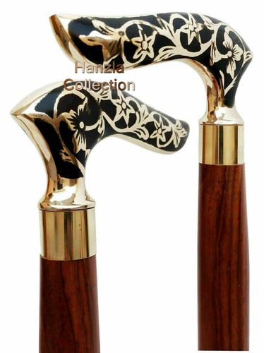 Vintage designer brass - designer, handle