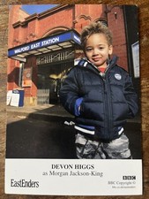 BBC EastEnders Unsigned Cast Card DEVON HIGGS as Morgan Jackson-King