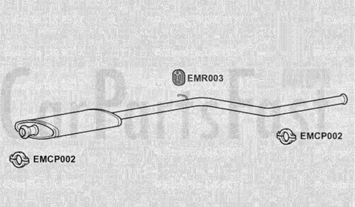 Expg3014 exhaust middle - expg3014,