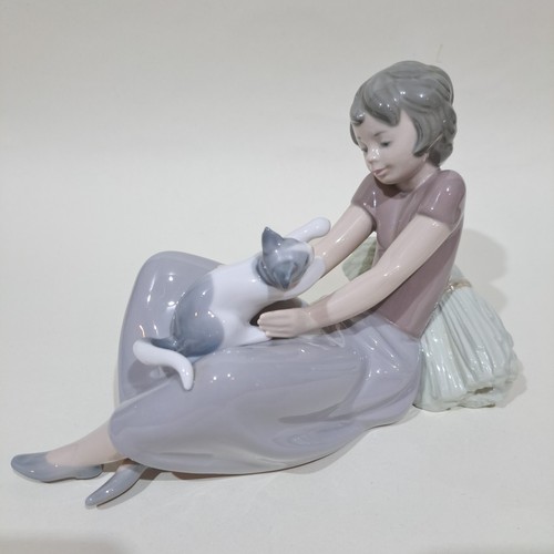Nao lladro figure girl with - nao, by