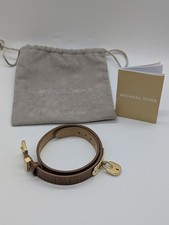Michael Kors Gold Tone & Brown