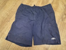 Umbro Mens Vintage Blue Sport Short Size M Used