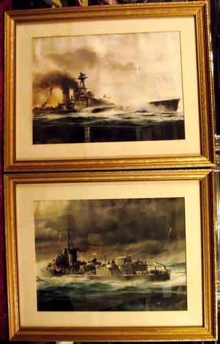 Wwii prints hms hood and - prints, of