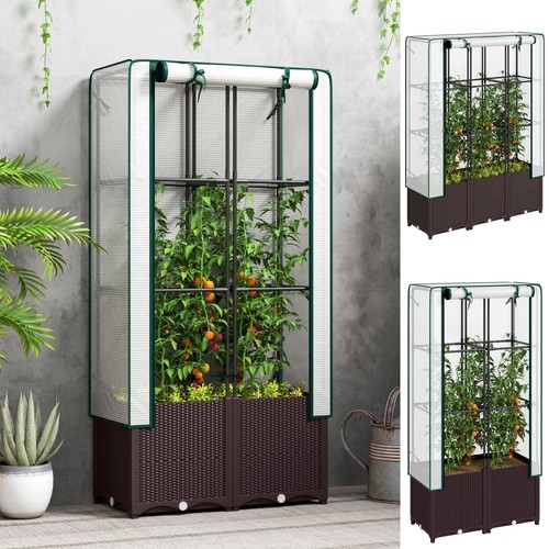 Plastic raised garden planter - raised,