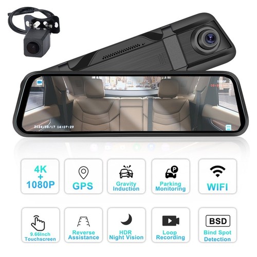 Dual lens car dvr - 4k,