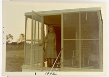 1970s Elderly Woman Standing