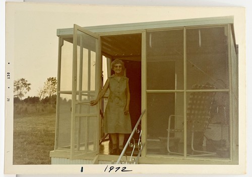 1970s elderly woman standing - elderly,