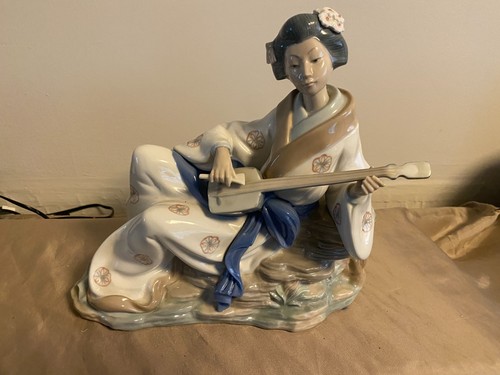 Large nao lladro geisha - large, by