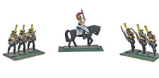 Napoleonic French Toy Soldiers Cavalry & Infantry Miniatures With Horse Lot Of 3