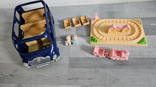 Sylvanian family blue car - blue, and