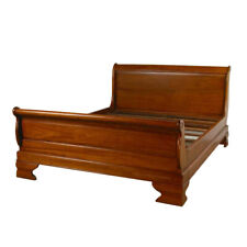 Mahogany Sleigh Bed King Size