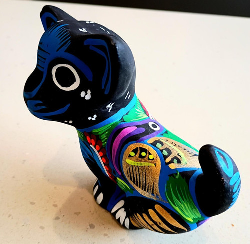 Clay sculpture chihuahua - sculpture,
