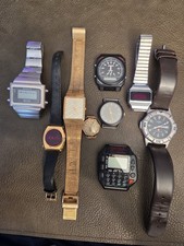 Citizen, Zeon, Timex, Fairchild, Sanyo, Rotary - 9 different Vintage Watches