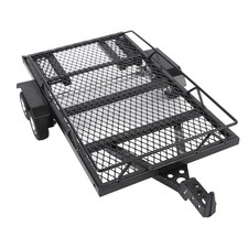 Metal flatbed trailer with - metal,