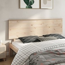 Brown Solid Pine Headboard