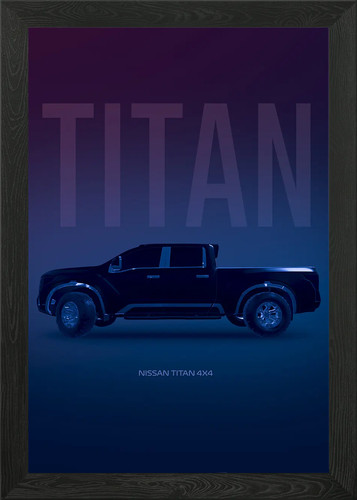 Nissan titan 4x4 framed wall - nissan,