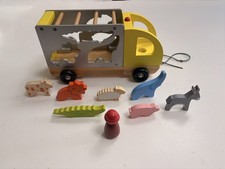 Janod Wooden Animal Trailer