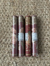 Vintage Set of 4 Burgundy and