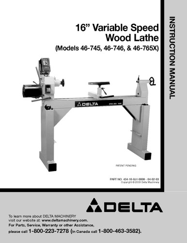 Delta 745 746 765x - 46-745, 16"