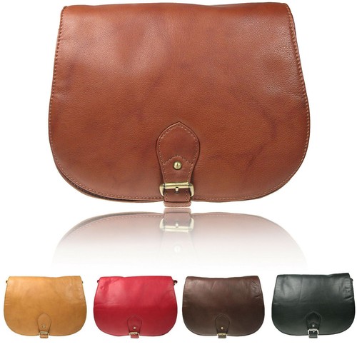 Soft leather saddle messenger - soft,
