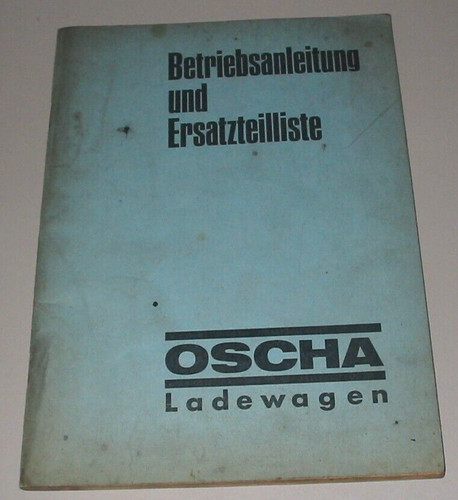 Operating instructions and - operating,