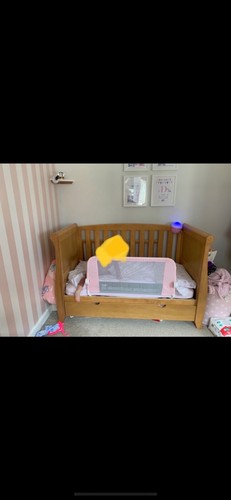 Dunelm mill oak sleigh - sleigh, cot