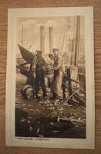 Postcard: Lowestoft, Fish Wharf. RP. Posted on 8.8.1910. Pub. by E.L.N.H. V.Good