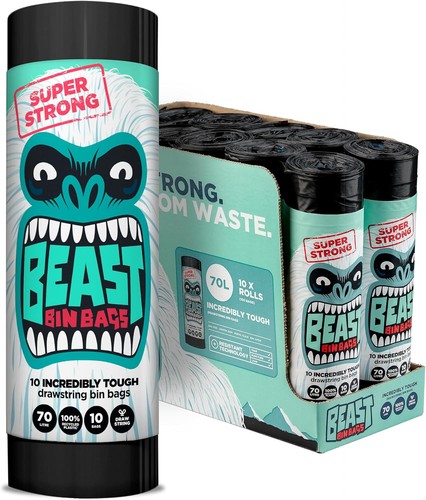 Beast bin bags rolls - bags,, of