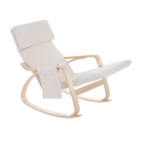 Homcom rocking chair recliner - homcom,