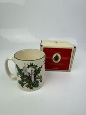 Spode World of Christmas “Candle Decorating The Tree” Candles Mugs 2005