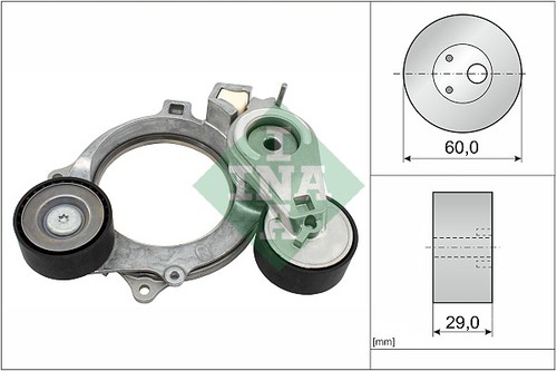 Belt tensioner ribbed - belt,