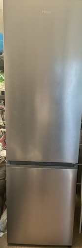 Haier silver fridge freezer - silver,