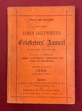 1886 JAMES LILLYWHITE’S