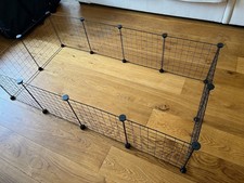 C&C Guinea pig cage - Modular, Snaps Together, Black, Great Condition