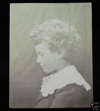 Glass magic lantern slide - magic,