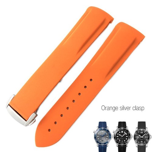 Silicone rubber watchband fit - rubber,