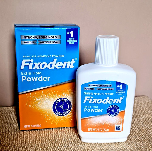 Fixodent powder denture - fixodent,