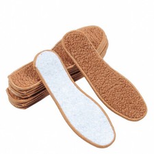 Sheepskin Insoles Soft Warm Winter Inner Soles Sheep Wool Shoes Boot Pad UK