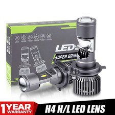 H4 100W 50000LM Mini Bi-LED Projector Lens Hi/Lo Beam Bulb Headlight Retrofit