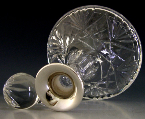 Sterling silver topped whisky - sterling,