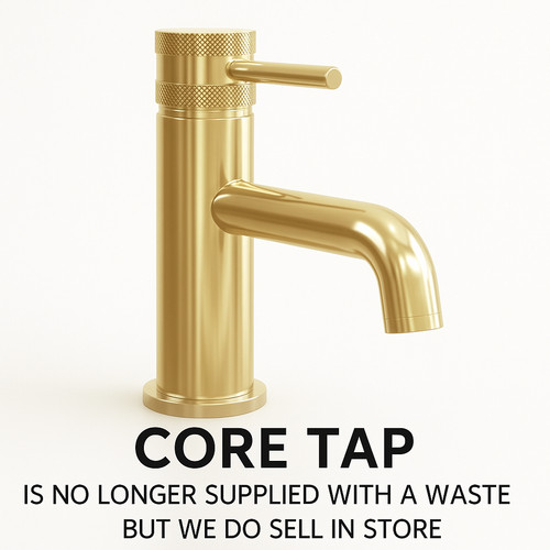 Brushed brass mono basin mixer - brushed,