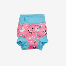 Splash About, Pink And Blue Zebra Happy Nappy, 1-2 Years 120619/6
