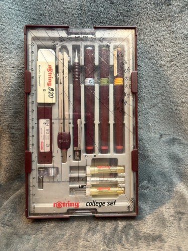 Rotring drawing set drafting - rotring,