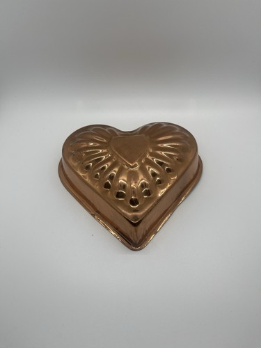 Vintage copper heart - heart, shape