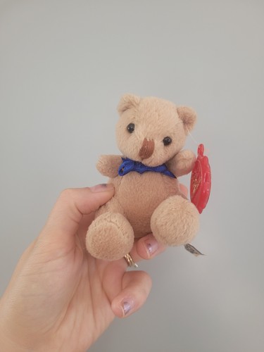 Simply soft keel bear - bow, blue