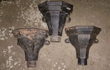 Vintage Cast Iron Drainpipe Gutter Hopper / Flower Planter Plants Retr