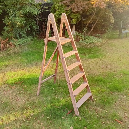 Vintage tall wooden paint - tall,