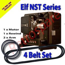 ELF NST SERIES 16MM Cine Film Projector Drive Belts - Full Set Of 4