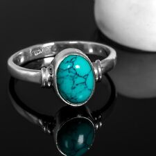 Gorgeous Oval TURQUOISE 925
