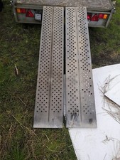 Genuine IFOR WILLIAMS Trailer 6FT STEEL SKIDS  LOADING RAMPS 1500kg Each Builder